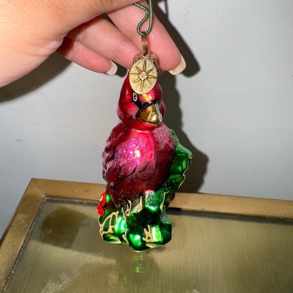 Christopher Radko Holiday Perch Christmas Ornament - Picture 3 of 9